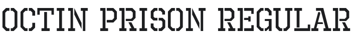Octin Prison Font Preview