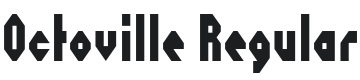 Octoville Font Preview
