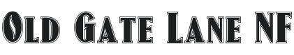 Old Gate Lane NF Font Preview