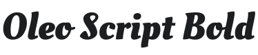 Oleo Script Bold Font Preview