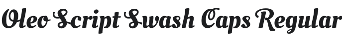 Oleo Script Swash Caps Font Preview