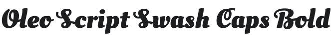 Oleo Script Swash Caps Bold Font Preview