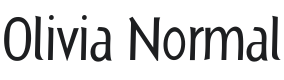 Olivia Font Preview
