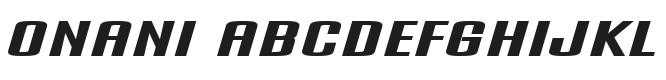 Onani Font Preview