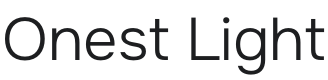 Onest Light Font Preview