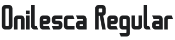 Onilesca Font Preview