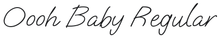 Oooh Baby Font Preview