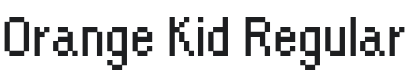 Orange Kid Font Preview