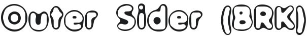 Outer Sider Font Preview