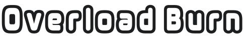 Overload Burn-Regular Font Preview