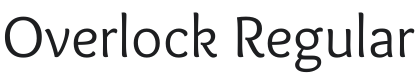 Overlock Font Preview