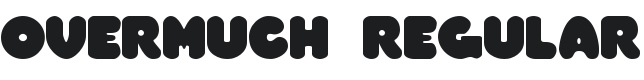 Overmuch Font Preview