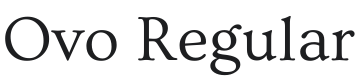 Ovo Font Preview