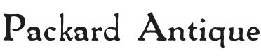 Packard Antique Bold Font Preview