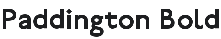 Paddington - Bold Font Preview