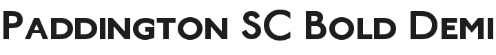 Paddington SC Bold Small Caps-Demi Font Preview