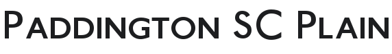 Paddington SC Plain Small Caps Font Preview