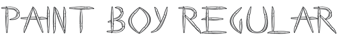 Paint Boy Font Preview