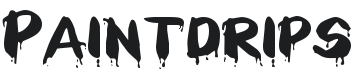 Paintdrips Font Preview