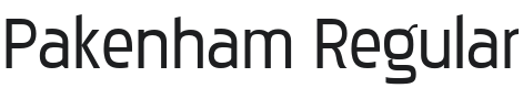 Pakenham Font Preview