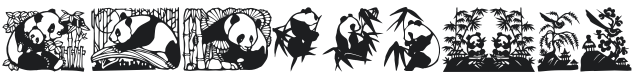 Panda Font Preview