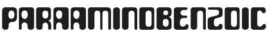 ParaAminobenzoic Font Preview