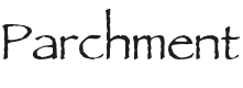 Parchment MF Font Preview