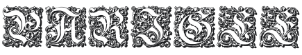 Parigee Initials Grand Font Preview