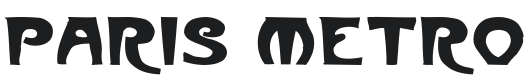 Paris Metro Wd Font Preview