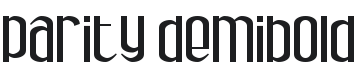 Parity Font Preview