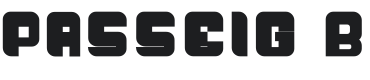 Passeig B Font Preview
