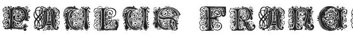 Paulus Franck Initialen Font Preview