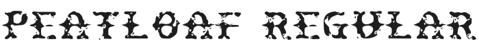 Peatloaf Font Preview