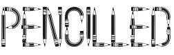 Pencilled Font Preview