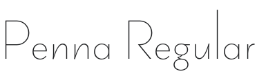 Penna Font Preview