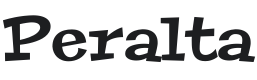 Peralta Font Preview
