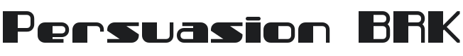 Persuasion Font Preview