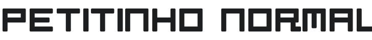 Petitinho Font Preview