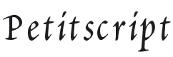 Petitscript Font Preview
