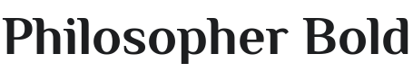 Philosopher Bold Font Preview