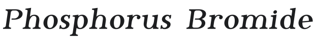 Phosphorus Bromide Font Preview