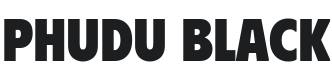 Phudu Black Font Preview