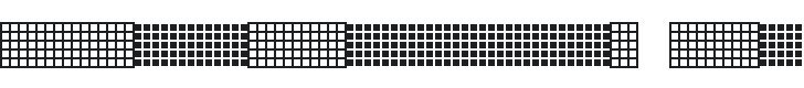 Pica Hole - Grids Font Preview