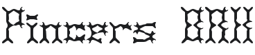 Pincers Font Preview