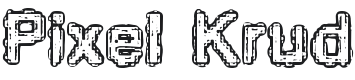 Pixel Krud Font Preview