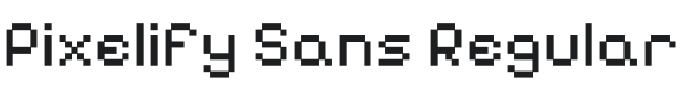 Pixelify Sans Font Preview