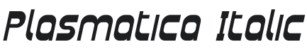 Plasmatica Italic Font Preview