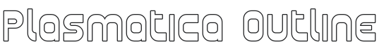 Plasmatica Outline Font Preview