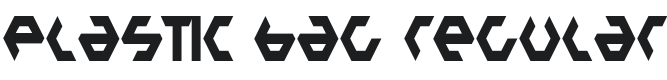 Plastic Bag Font Preview