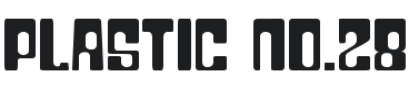 Plastic Font Preview
